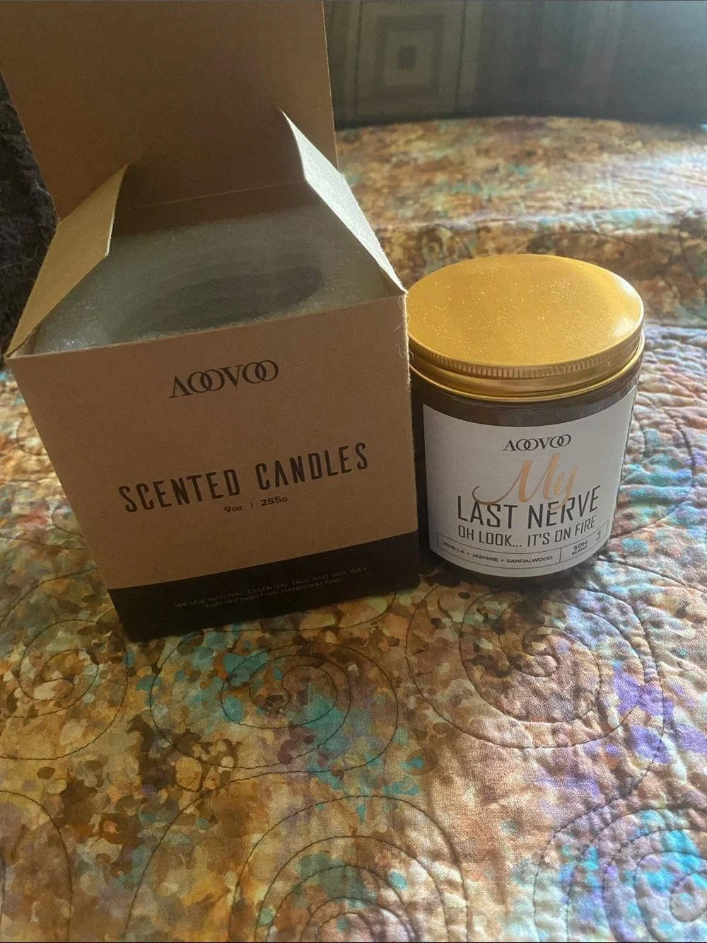 AOOVOO Scented Candle 